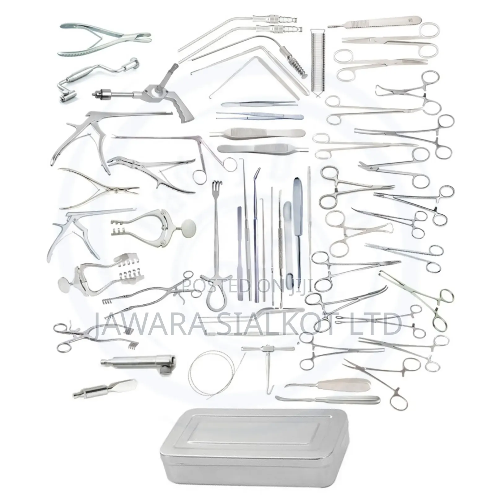 Basic Craniotomy Instruments Set of 107 Pieces Stainless Steel