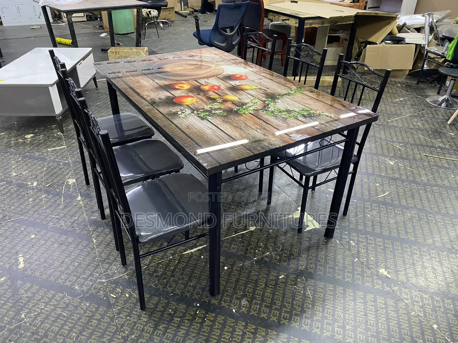 Dining Table With 6 Chairs Code A31/Bo84