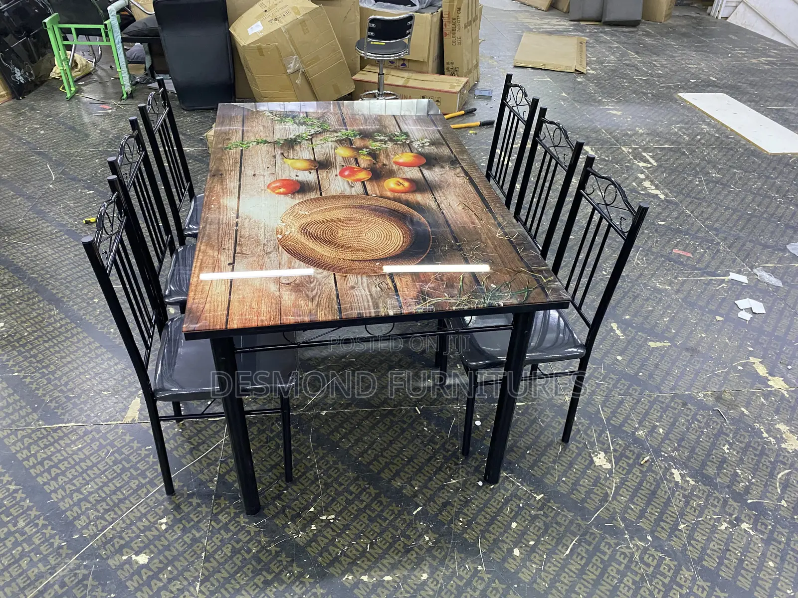 Dining Table With 6 Chairs Code A31/Bo84