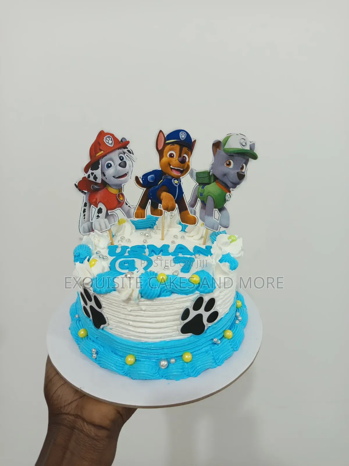 Cute Paw Patrol Character Cake