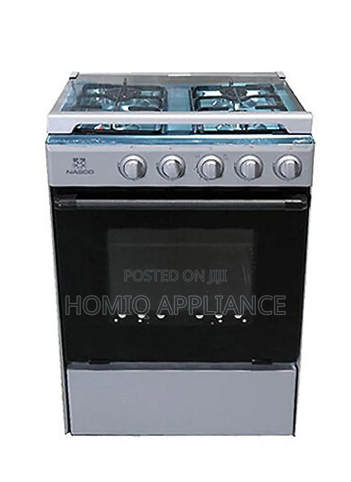 Nasco 4 Burner Gas Cooker Sniper B Silver :Nasgc-Sniper60s