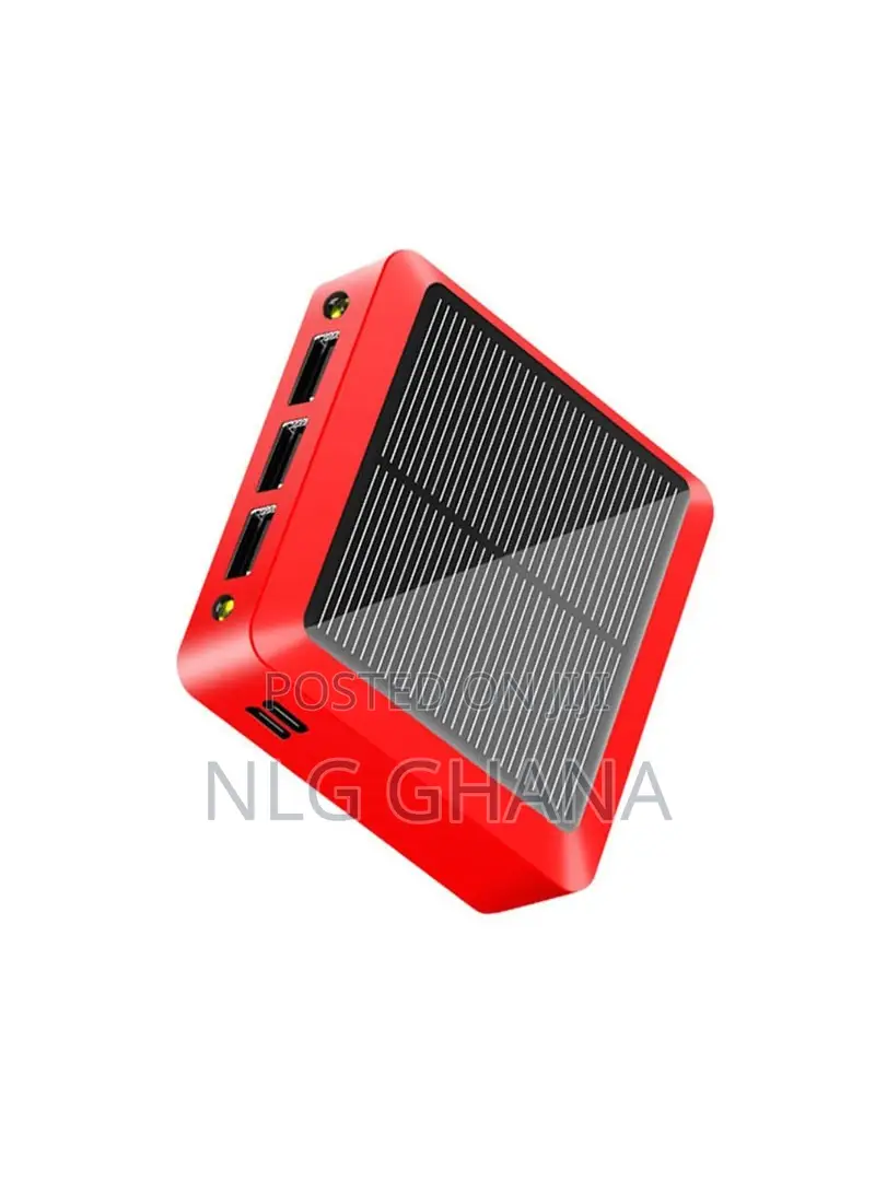 10000mah 3 Usb Ports Mini Solar Power Bank With Type-C. Tvx4728