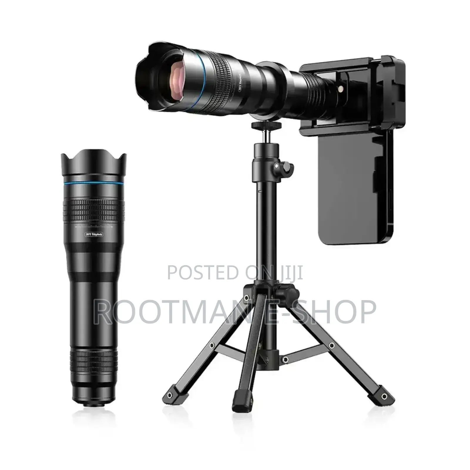 Green Lion 36x Telephoto Lens Kit for Smartphone - Black