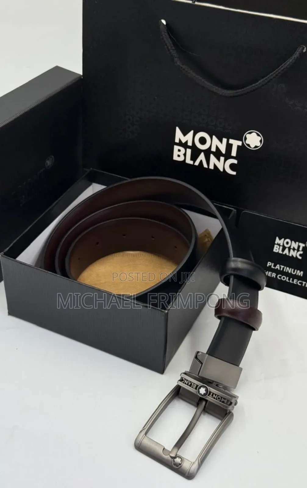 Mont Blanc Affordable Reversible Belt