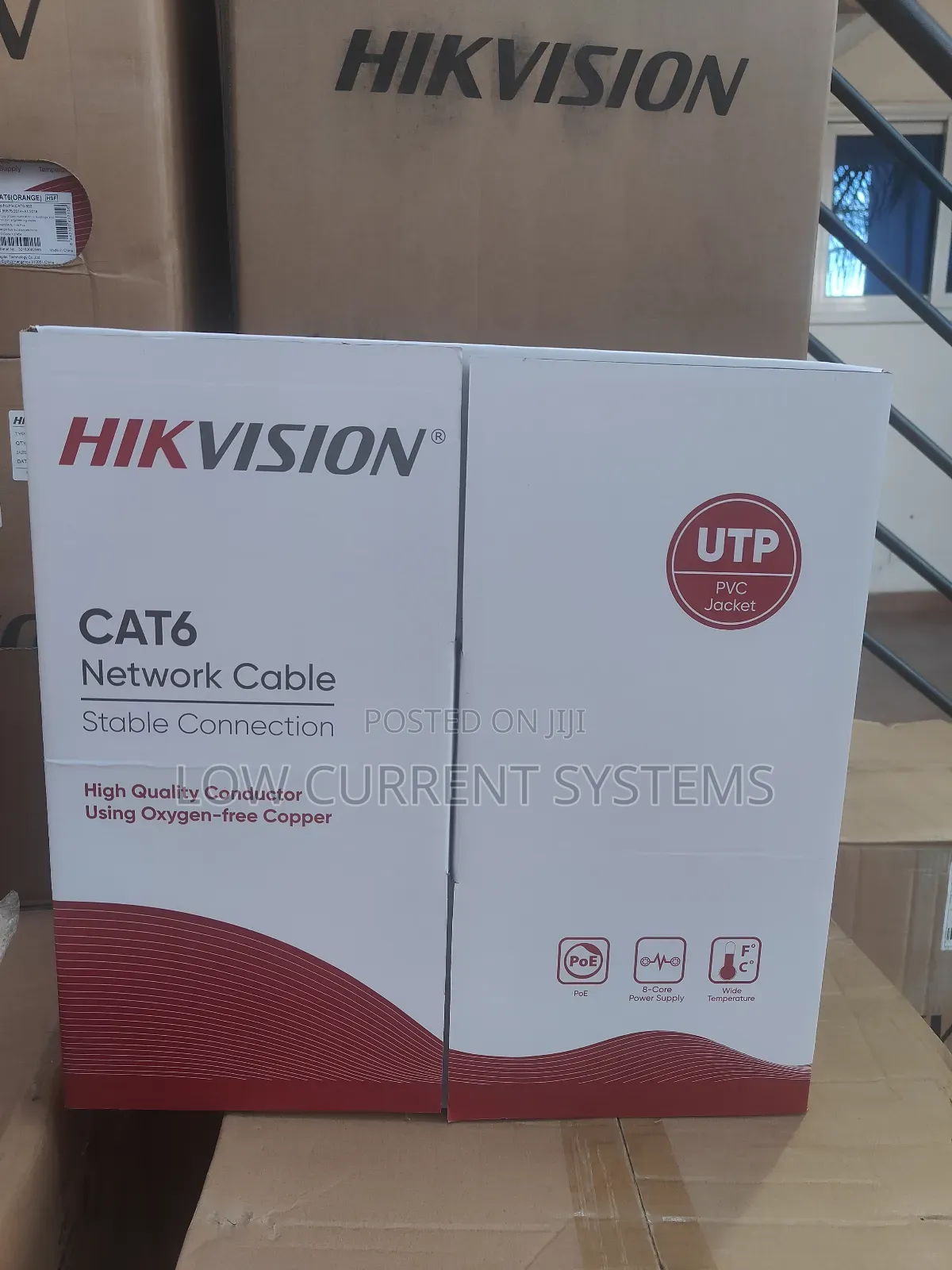 Hikvision Cable Full Copper Network Cable Utp Orange Color