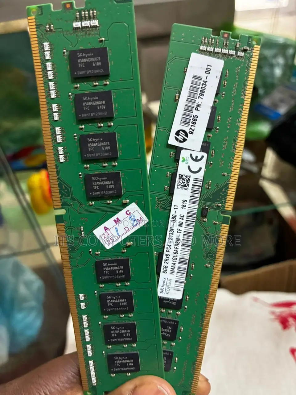 8gb Desktop Ddr4 Ram (Pull Out) Desktop