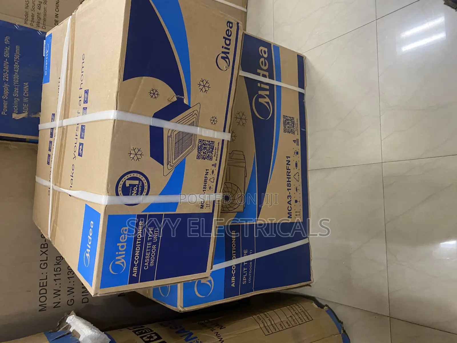 Midea 2.0hp Cassatte Units (18000btu/H) Mcd-18cr