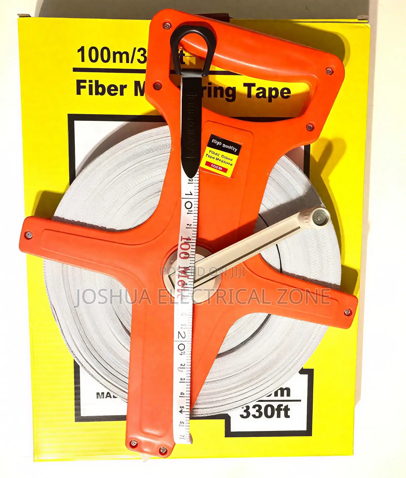 100m/330ft Fiber Measuring Tape With Inch/Metric Scale