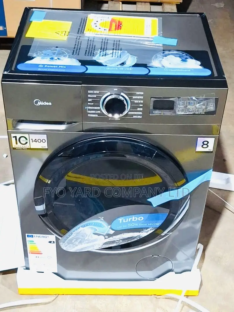 Brand New Midea 8kg Front Load Full Auto Inverter Washing Machine
