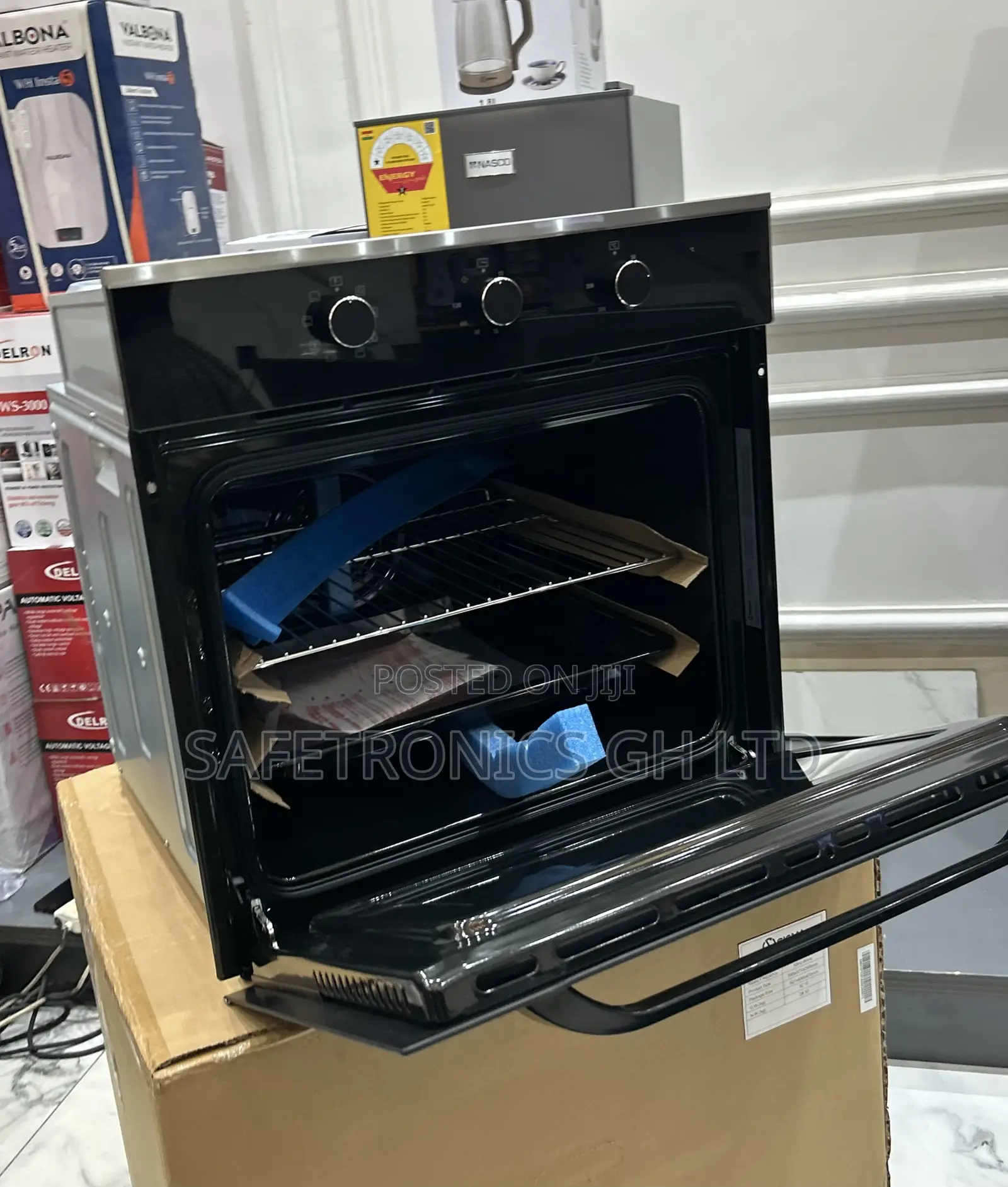 Super Fast Electric Sigma (Sig-bio-65m80-11) In-built Black Oven