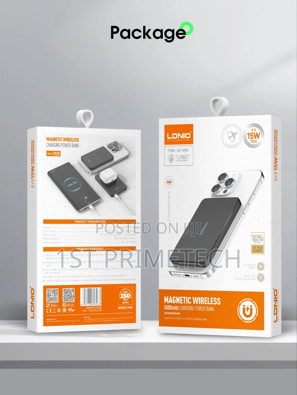 Ldnio Ultralight 5,000 Mah Magnetic Wireless Power Bank