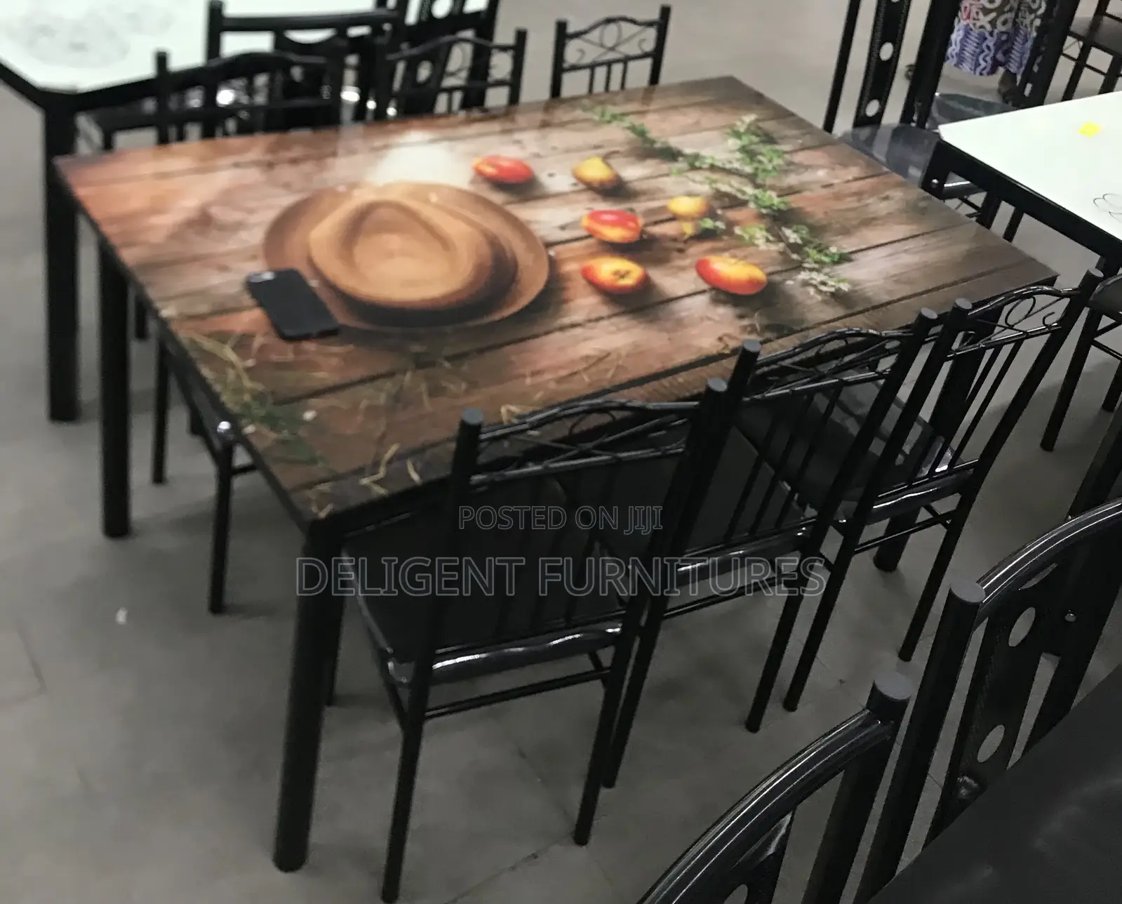Glass Top Dining Set