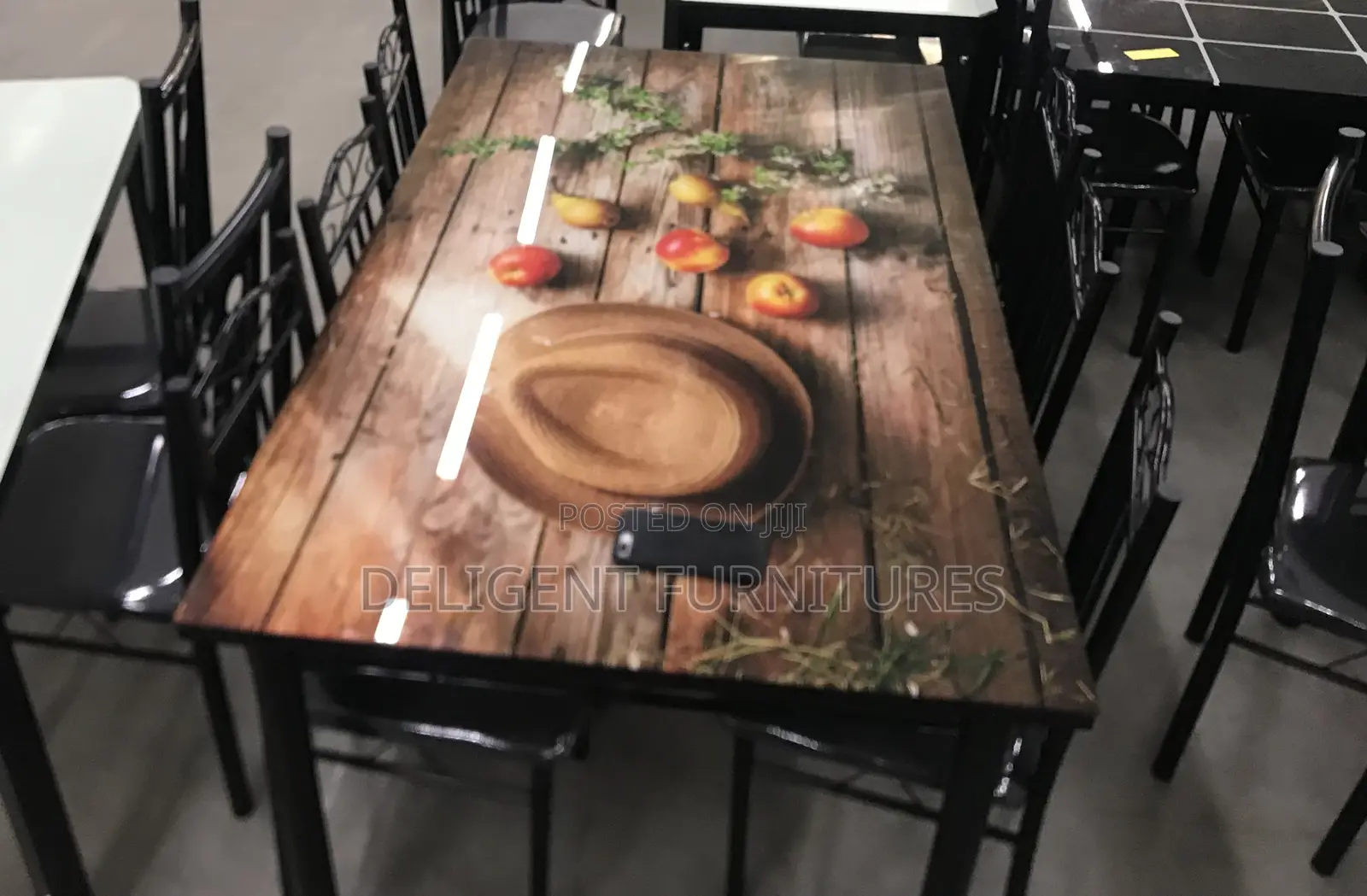 Glass Top Dining Set