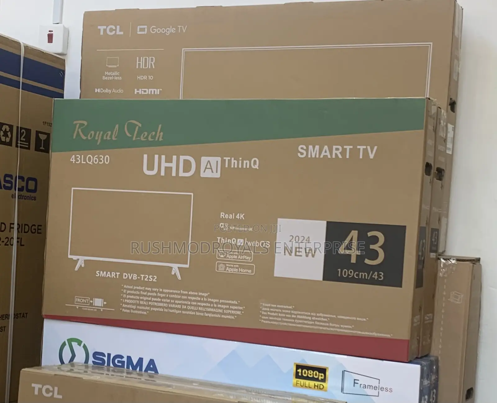 Royal 43" Smart Tv: Experience Full Hd Content, Streamed and Savored
