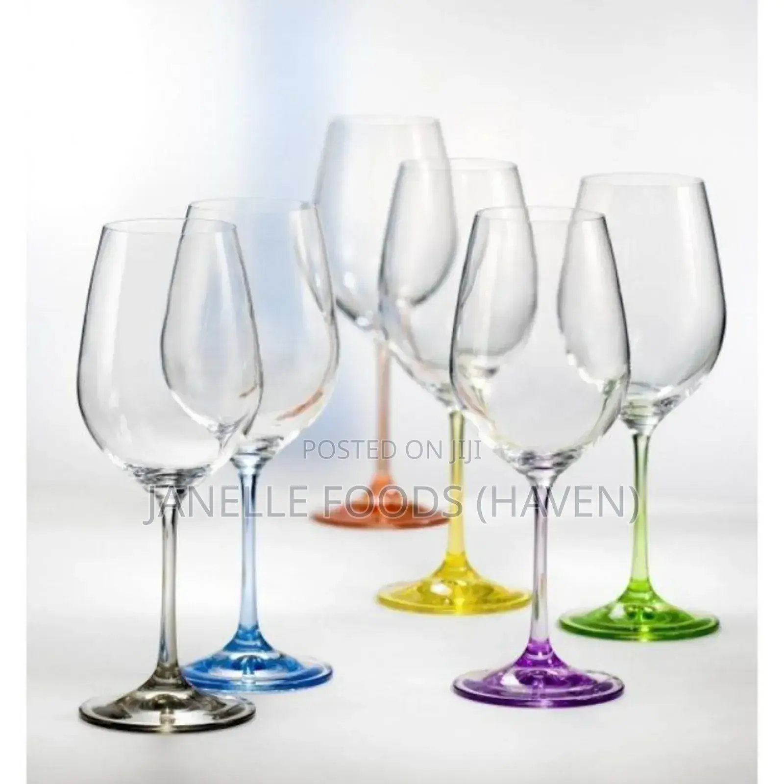 Elegant Crystalline Glassware Collection (High Table)