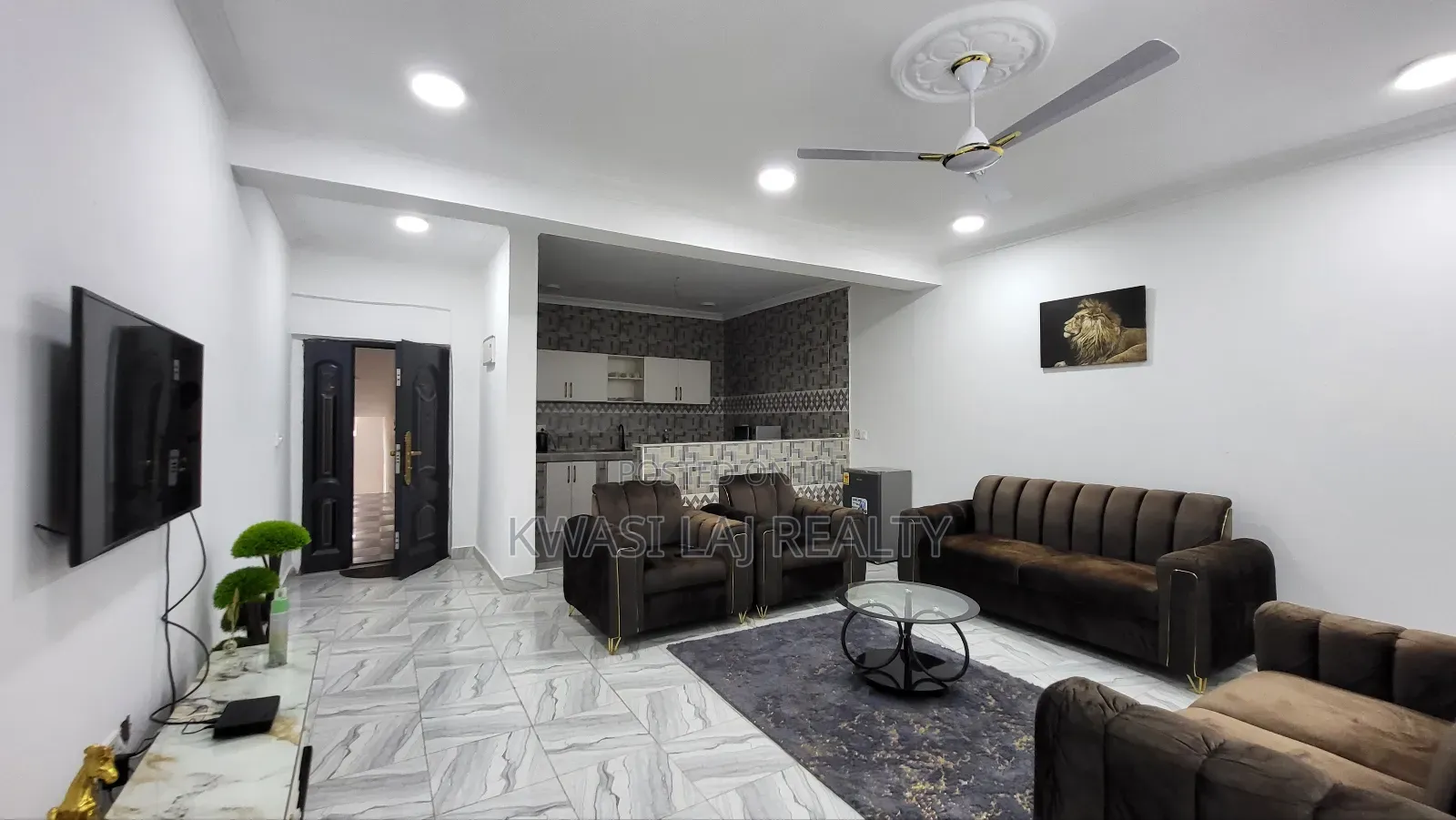 Furnished 1bdrm Apartment in Old Barrier, Weija for rent