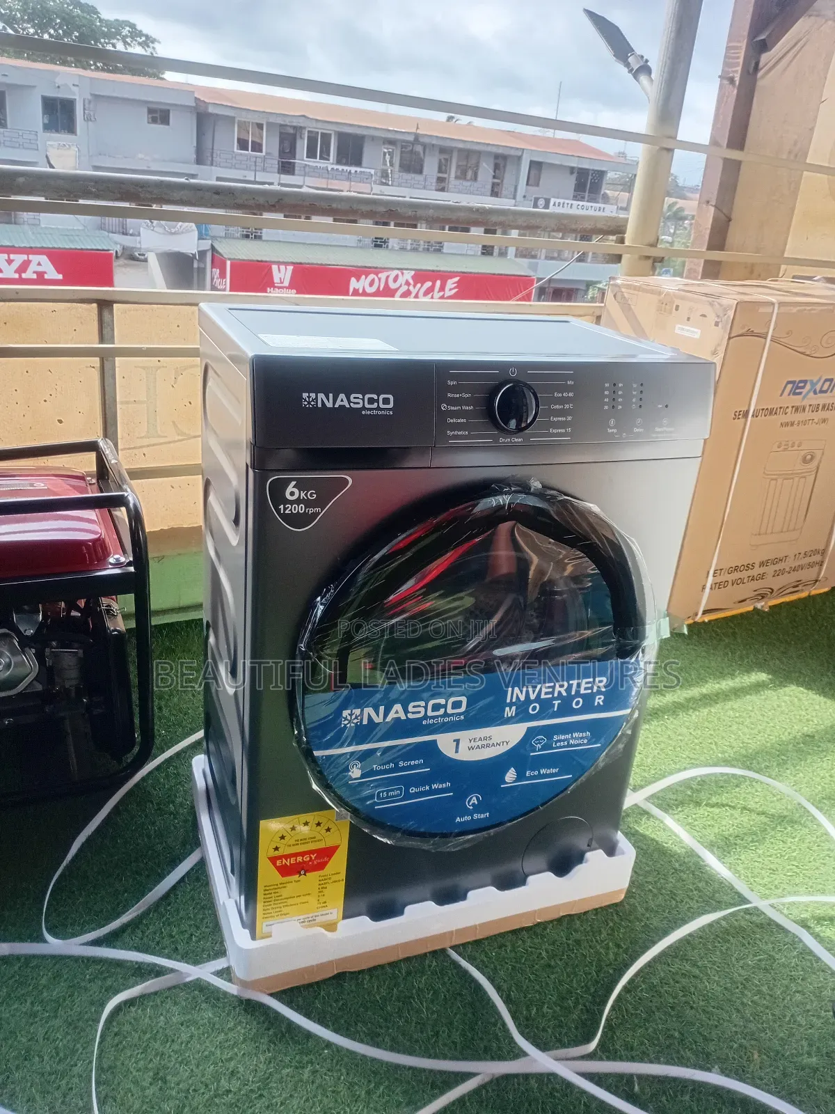 Nasco 6kg Full Automatic Washing Machine With Smart Wash