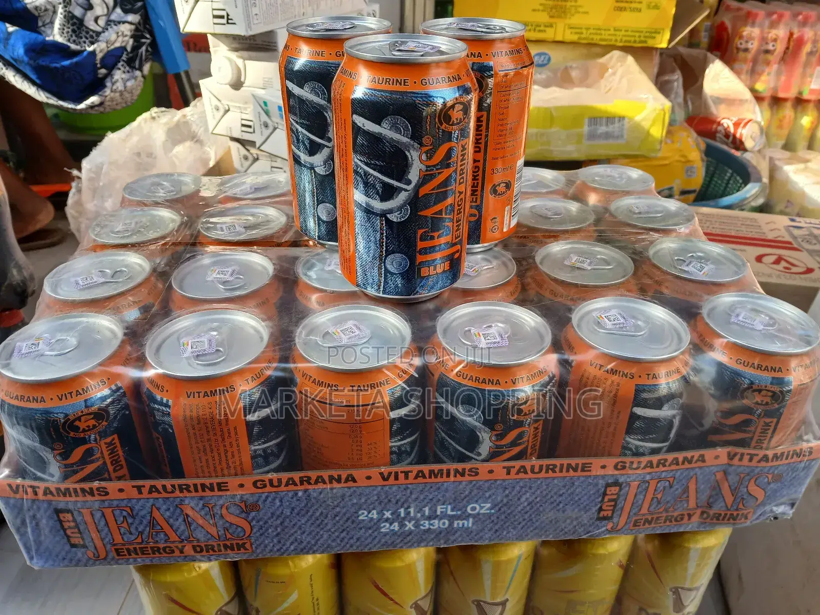 Blue Jeans Energy Drink 330mlx24