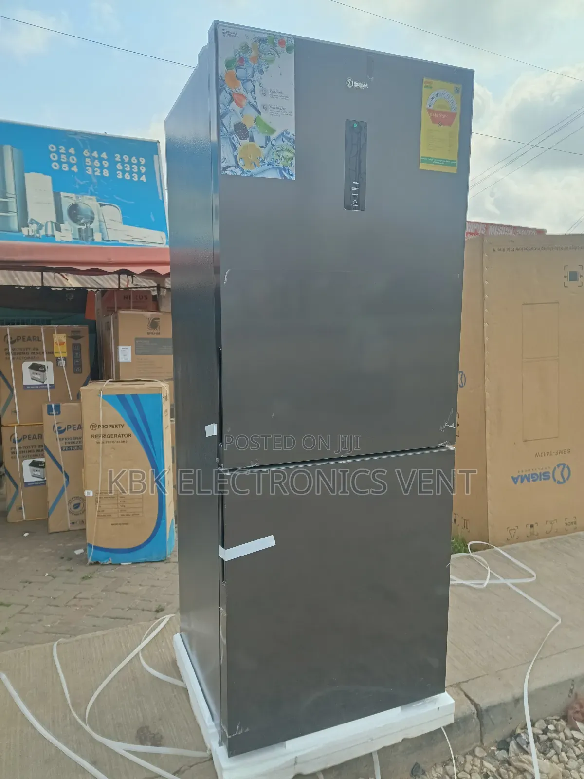Sigma 420ltr Double Door Refrigerator