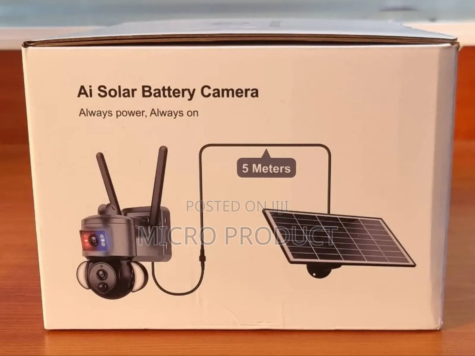 Solar Powered 6mp Dual Lens Camera