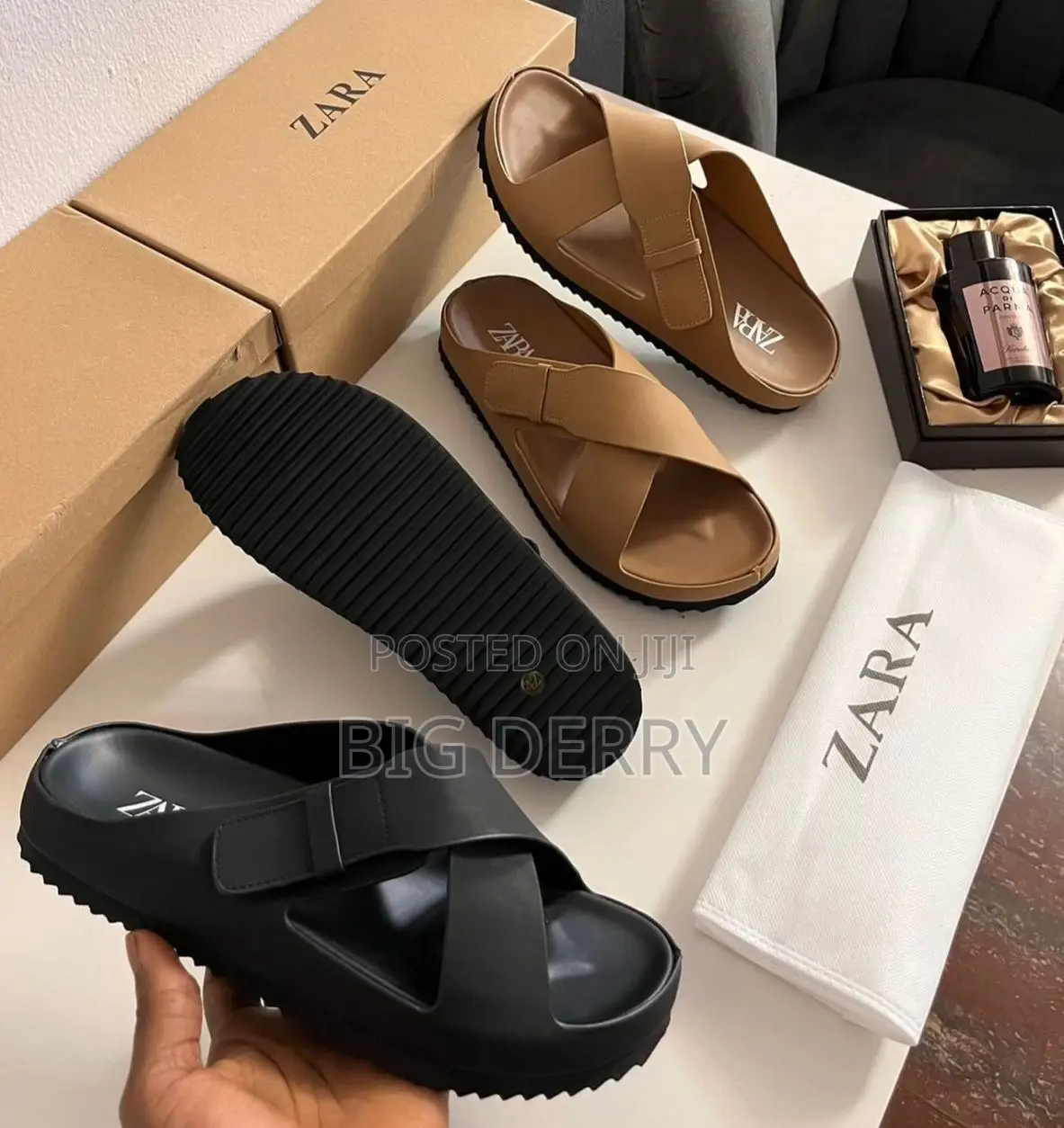 Zara Cross Slides