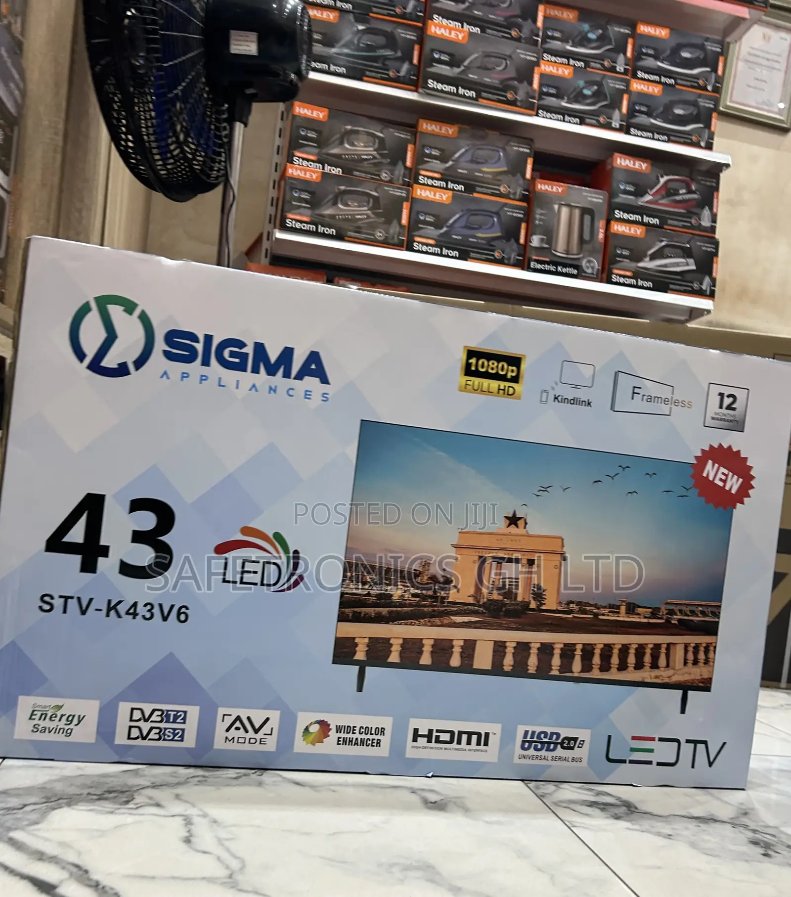 Fresh in Box Sigma Sig-K43v6 Full Hd Clear Screen Led Tv
