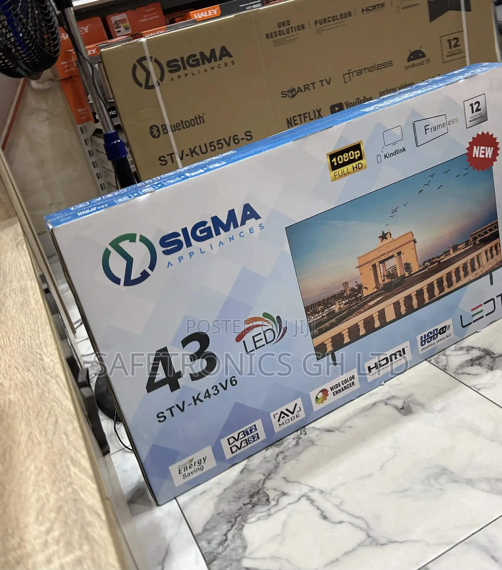 Fresh in Box Sigma Sig-K43v6 Full Hd Clear Screen Led Tv