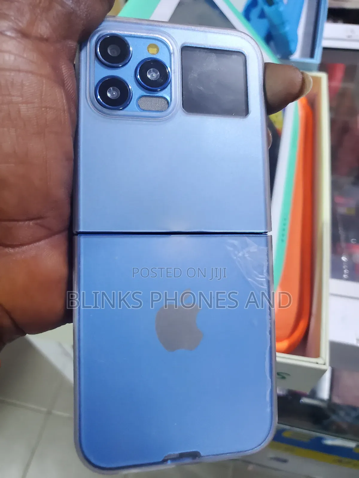 New Mobile Phone Blue