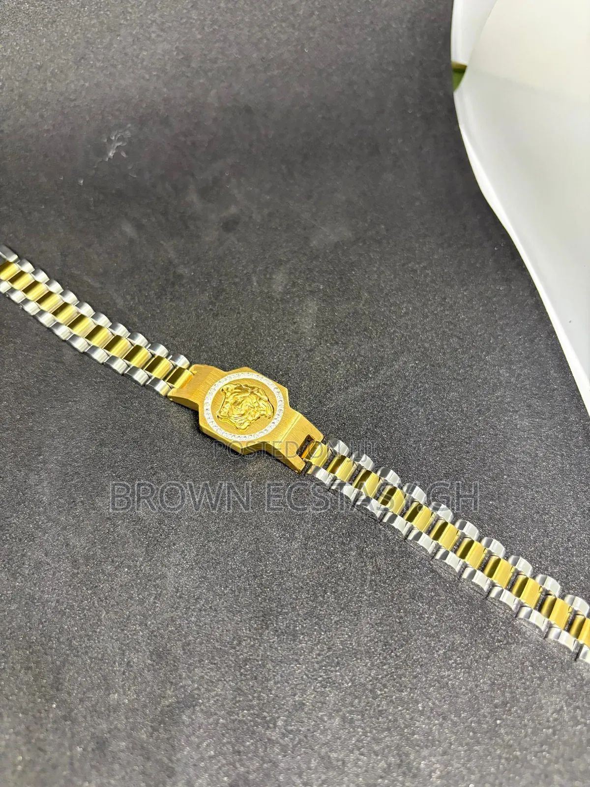 Versace Bracelet With Round Centerpiece