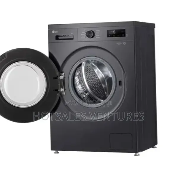 Original Lg 7kg Front Load Washing Machine - Black(F2y1hyp6j)