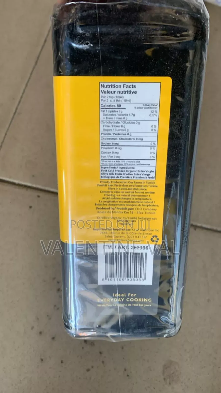 Terra Delyssa Extra Virgin Olive Oil From Tunisia