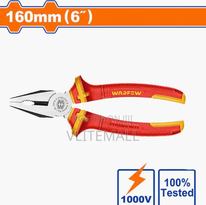 Wadfow 6" Insulated Combination Pliers - Wpl1936