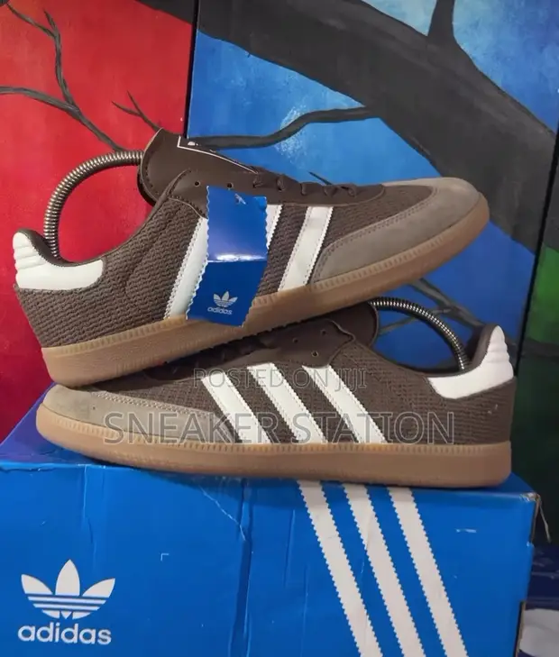 Adidas Samba Og Earth Strata Wonder White Sneakers for sale  GH 420   Dansoman  Tonaton.com
