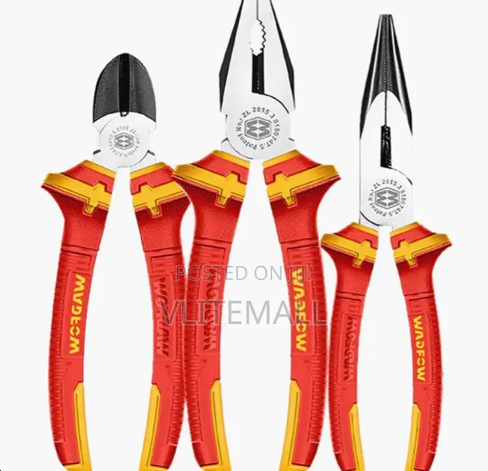 Wadfow 3 Pieces Insulated Plier Set - Wps0633