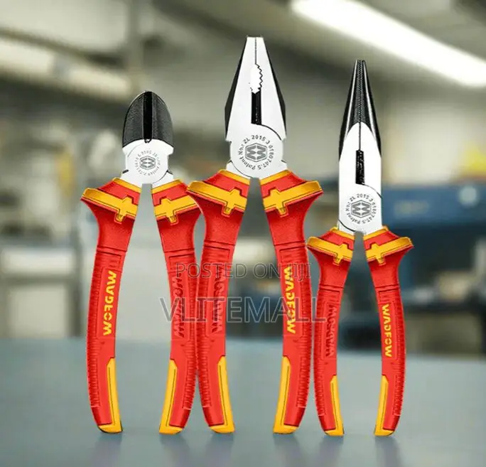Wadfow 3 Pieces Insulated Plier Set - Wps0633