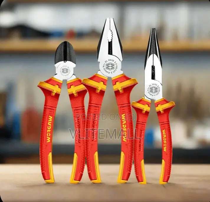 Wadfow 3 Pieces Insulated Plier Set - Wps0633