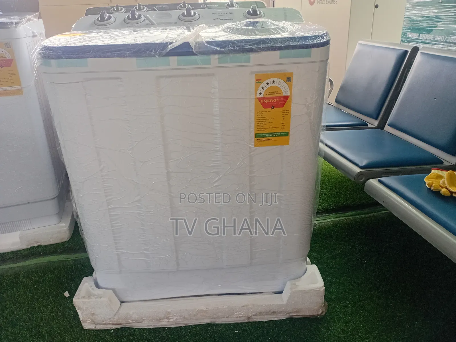 7. **Westpool 10kg Washing Machine – Gentle on Clothes, Tough on Dirt