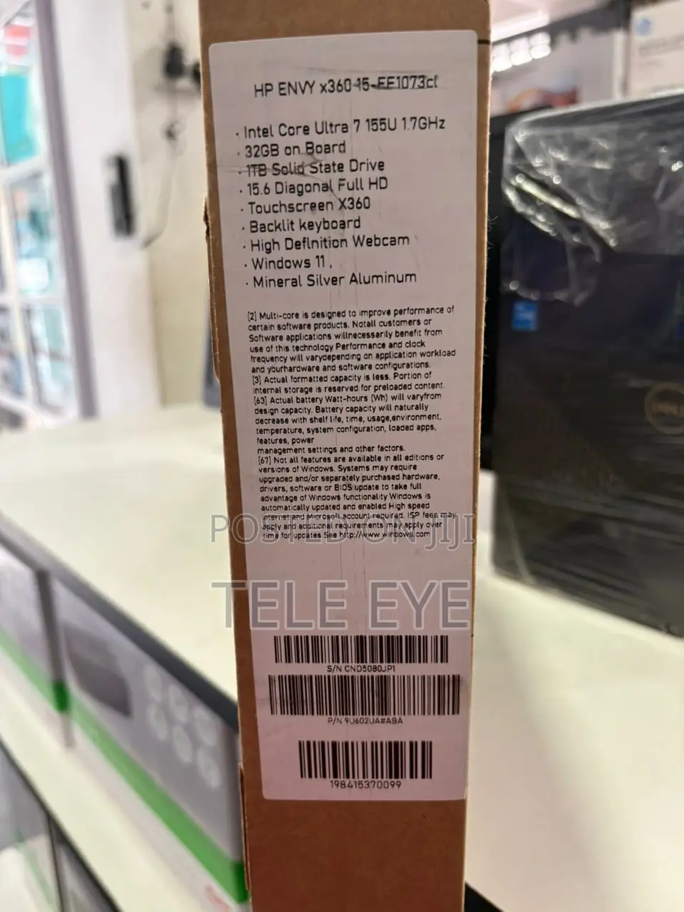 New Laptop HP Envy 15 32GB Intel Core I7 SSD 1T