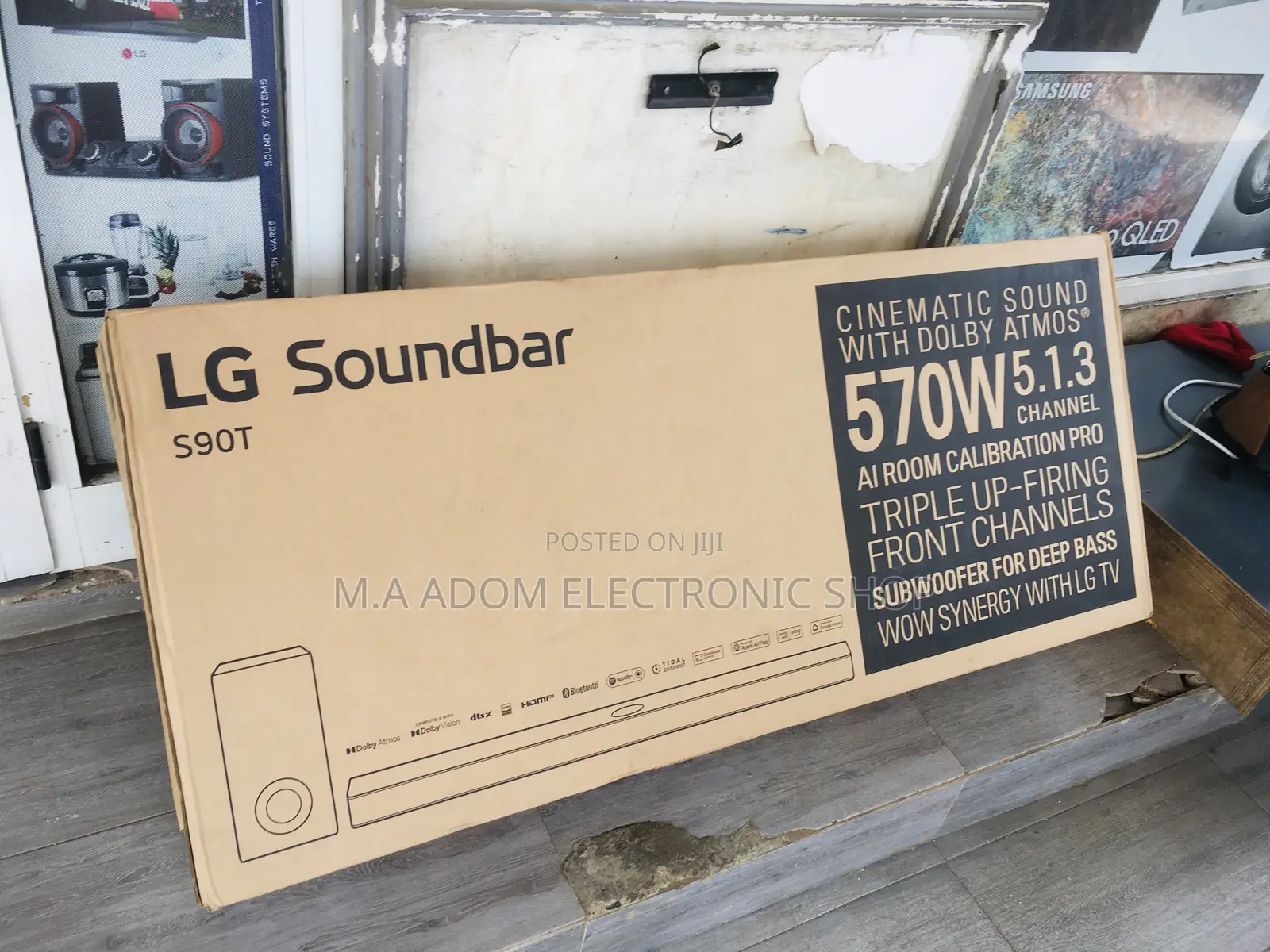 Lg 570watts 7.1ch Bluetooth Wifi Apple Airplay Alexa Sound Bar