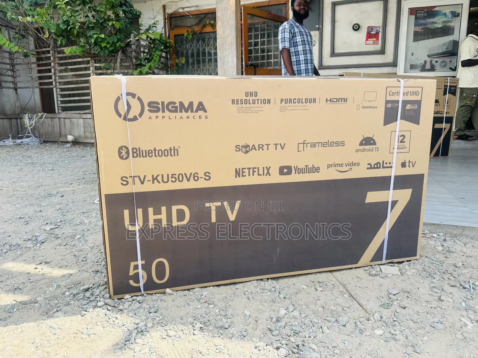 Available Now at Store Uhd Smart Sigma 50”Sig-Ku50v6-S