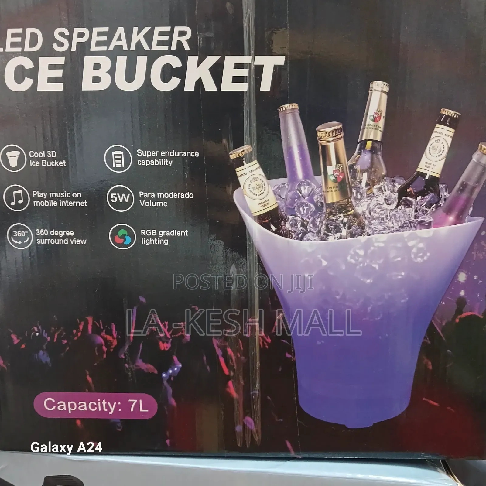 Led Speaker Ice Bucket