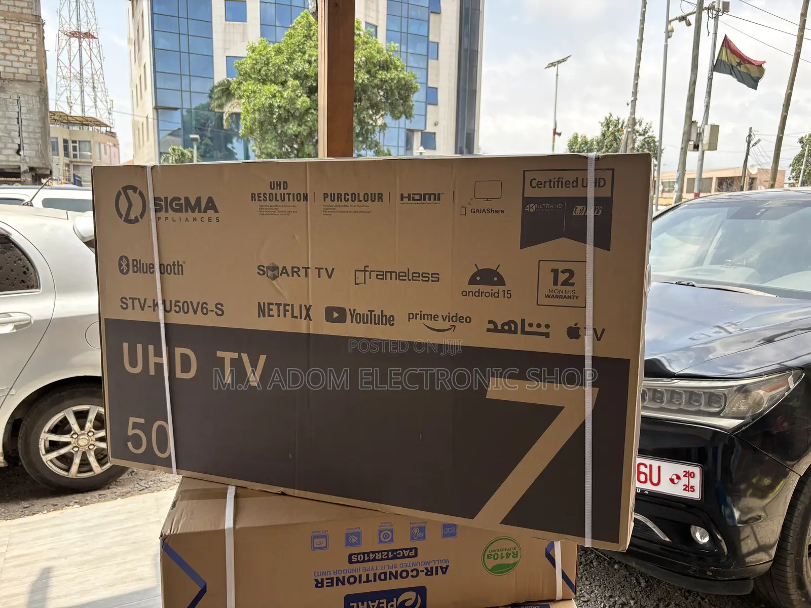 New Sigma 50” Smart Android Bluetooth Led Tv
