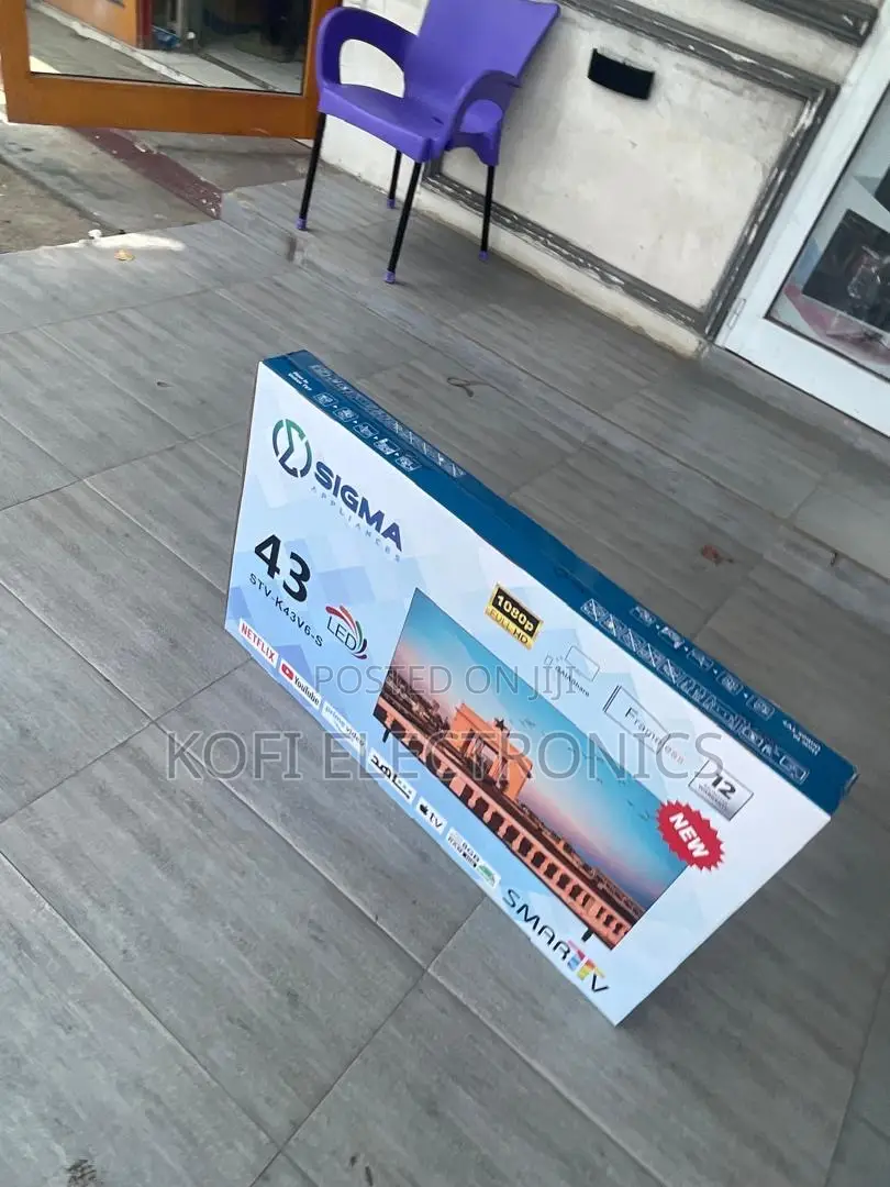 Sigma 43-Inch Smart Led Tv Remote Crystal-Clear Viewing Experience
