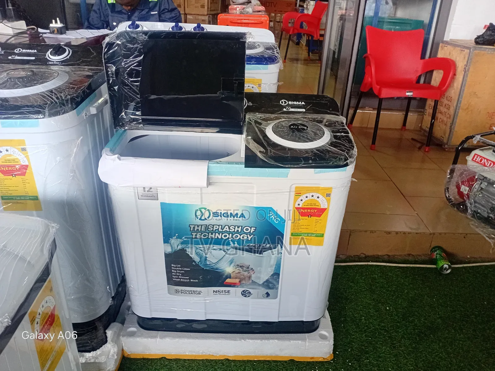 Sigma Twin Tub Semi Auto 7kg Washer – Clean More, Save More