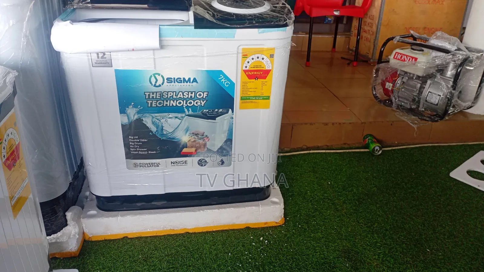 Sigma 7kg Washer – Reliable Semi Auto Machine for Every Home