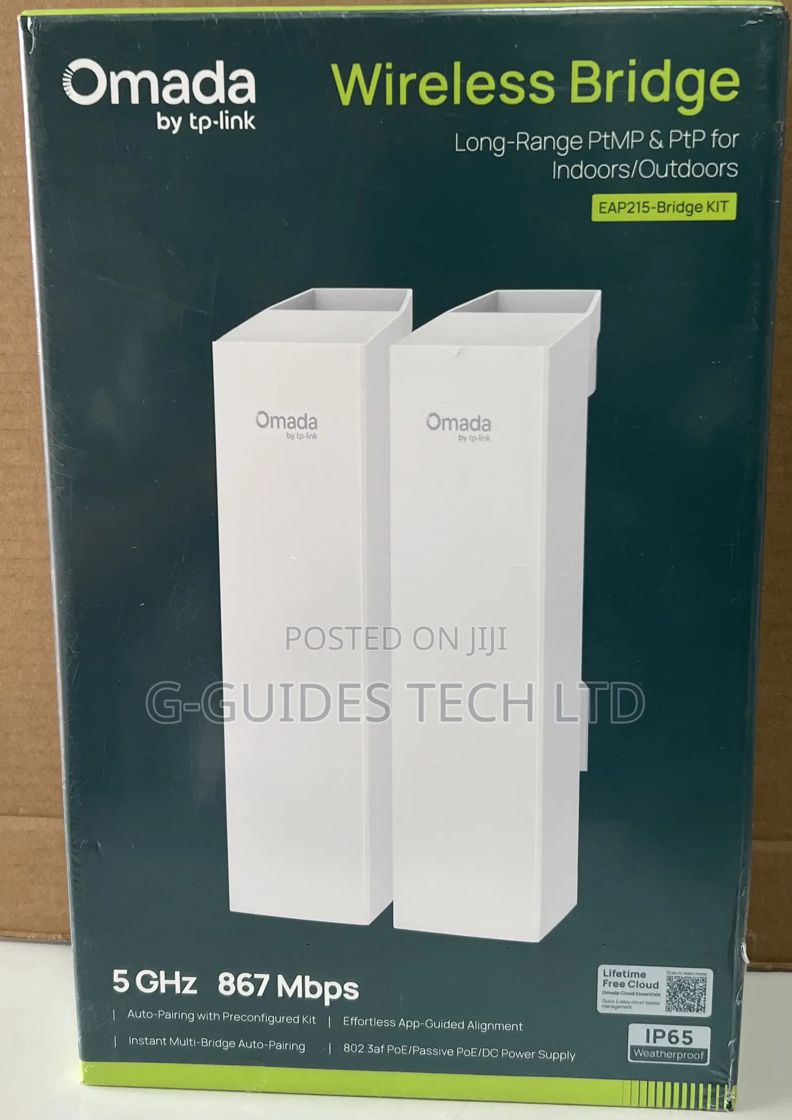 Tp-Link Eap215-Bridge Kit Long-Range Indoor/Outdoor Wireless Bridge