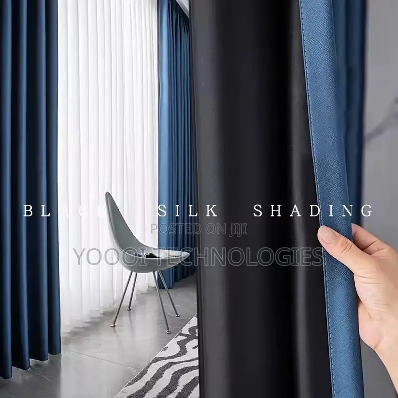 2pcs Luxurious Total Blackout Curtains ( 140x274cm)
