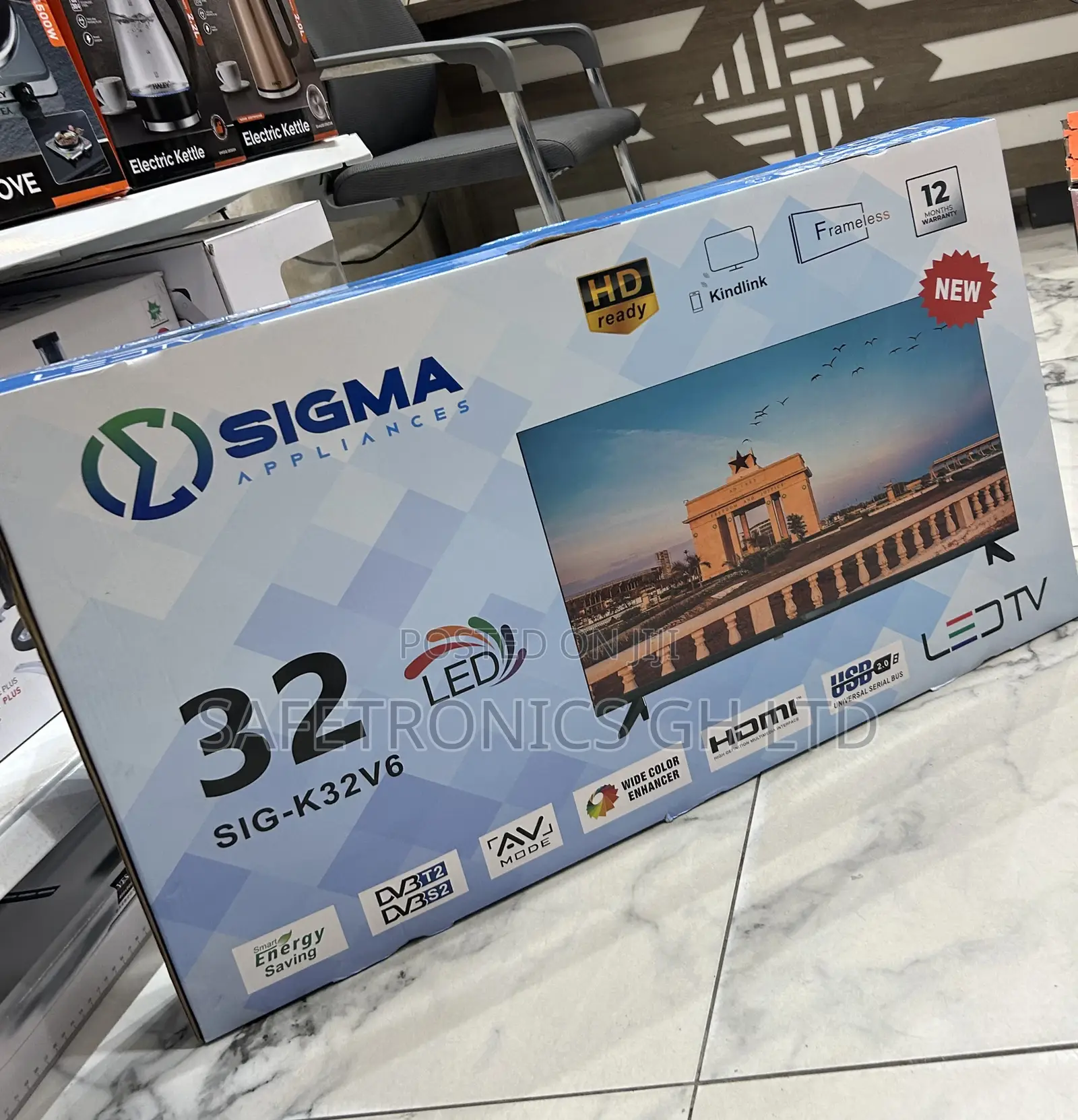 High Quality Sig-K32v6 Sigma 32 Inch Led Full Hd Frameless Tv