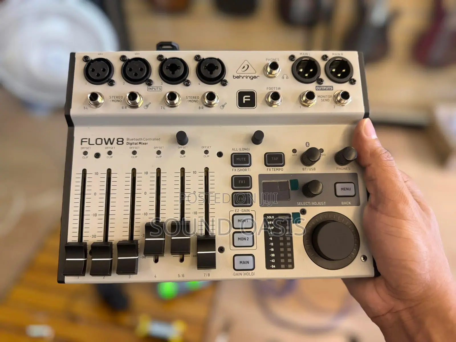 Behringer Flow 8 Digital Mixer With Bluetooth Audio and App Control