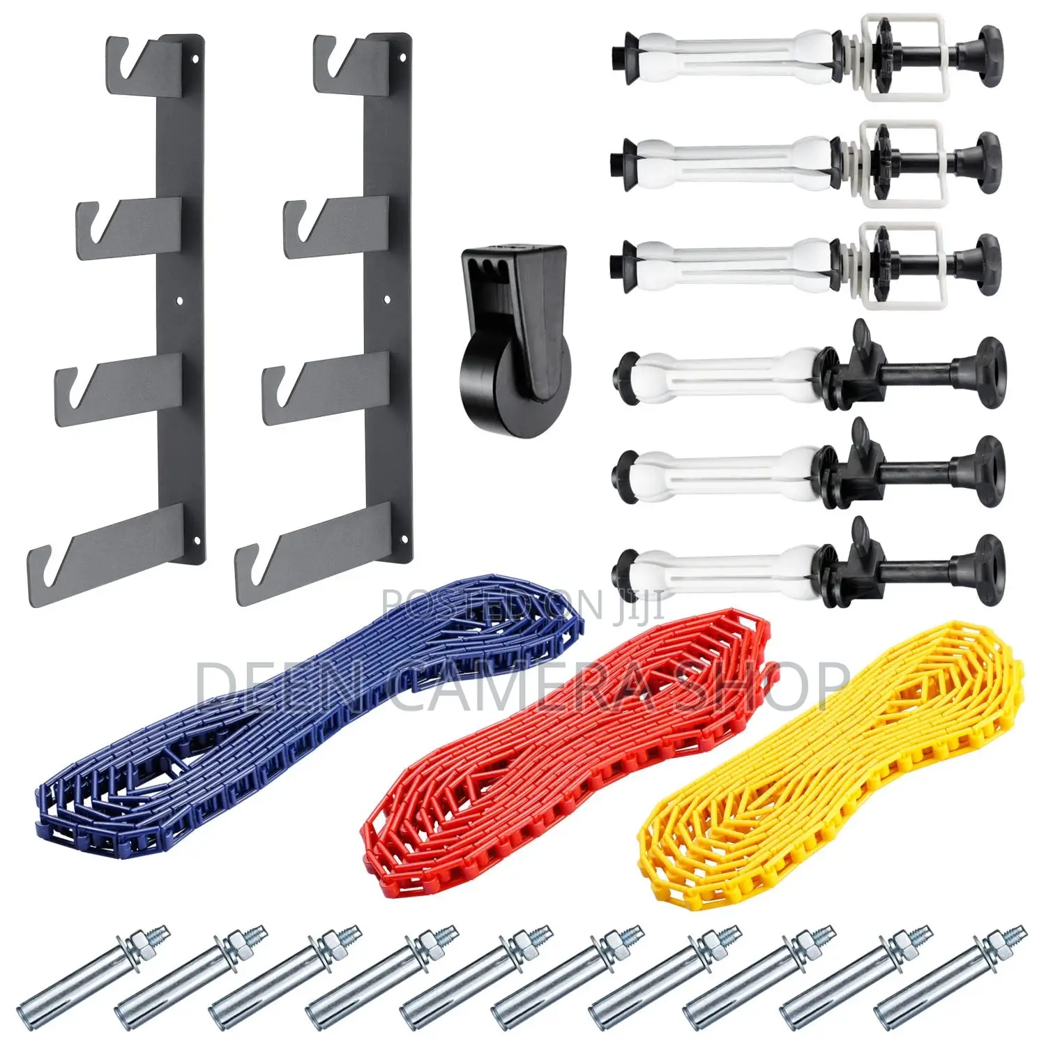 Wall Mount Backdrop Support Roller 3 in 1